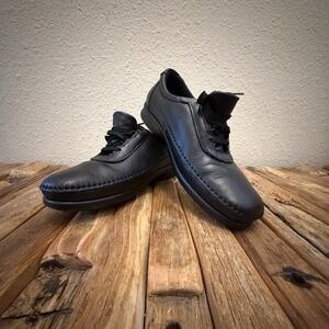 SAS Tripad Comfort Black Leather Oxford Shoes Women's 9N Narrow Made in USA
